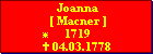 Joanna [ Macner ]